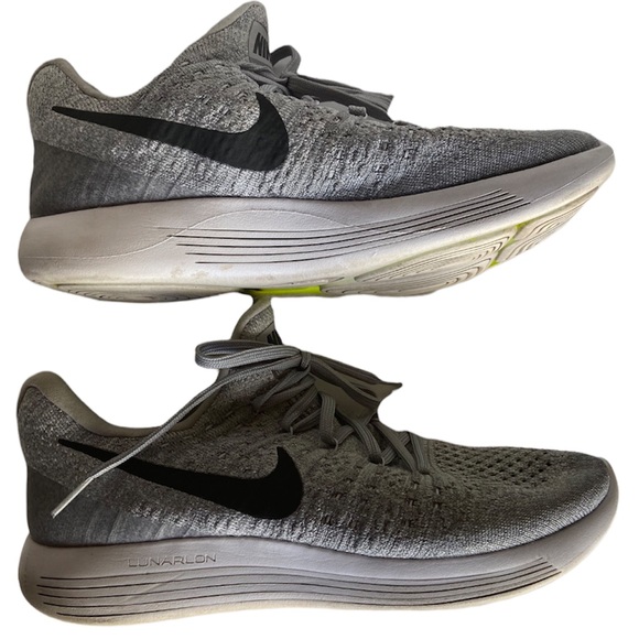 Nike Lunarepic Low Flyknit 2 Wolf Grey/Black-Cool Grey 863780-002 - Picture 5 of 8